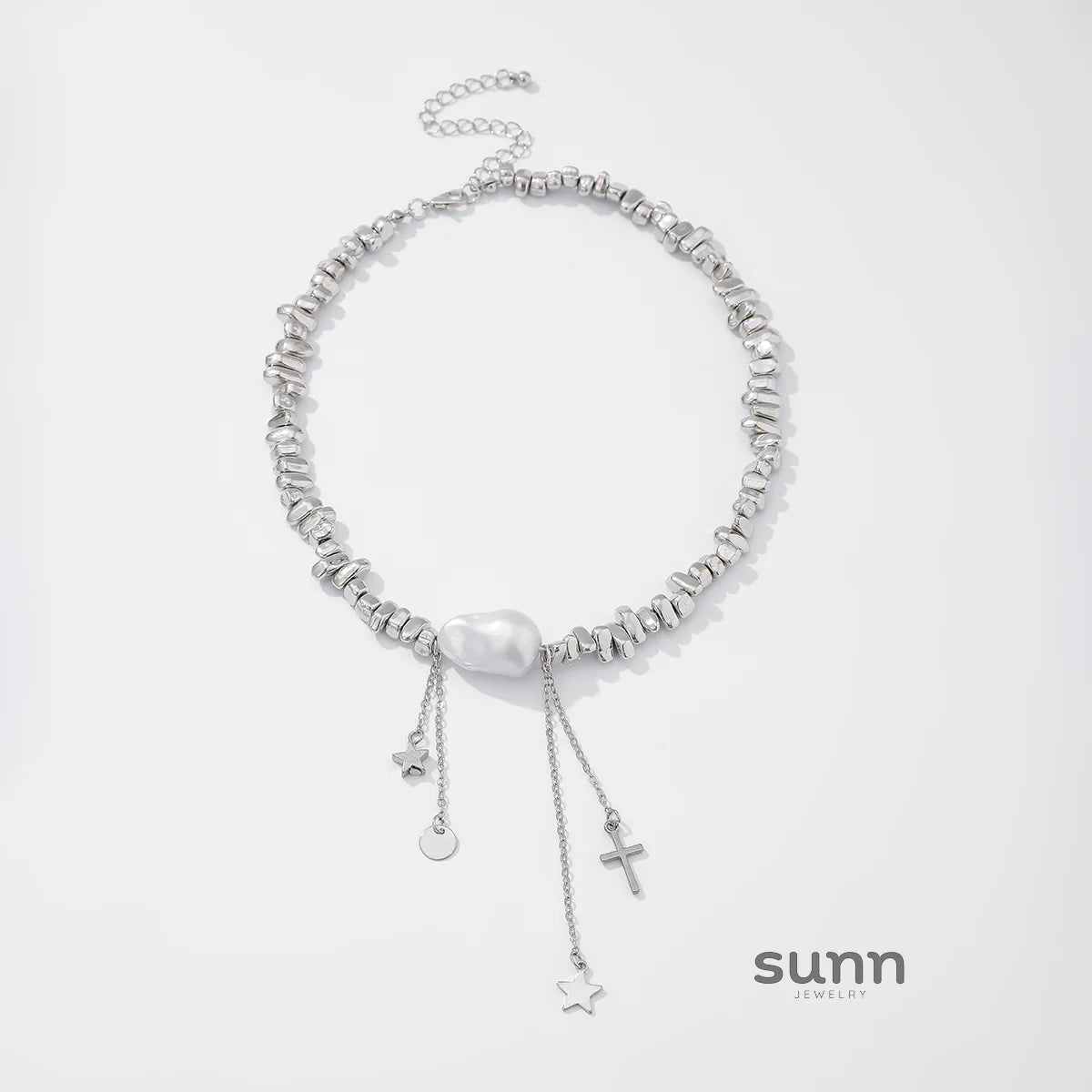 Audriella Irregular Pearl Necklace
