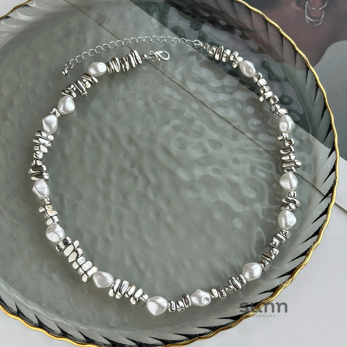 Audriella Irregular Pearl Necklace