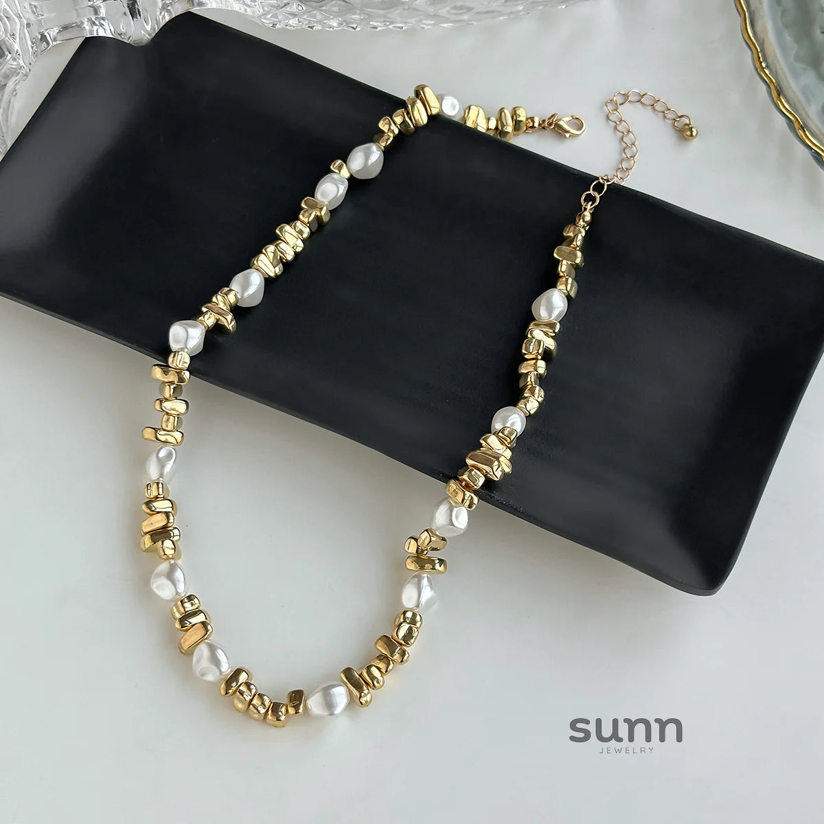 Audriella Irregular Pearl Necklace