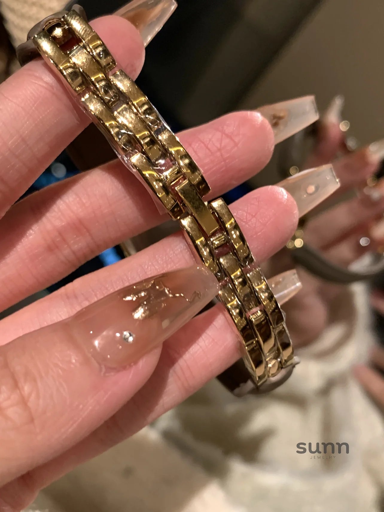 Aurelia Luxe Leather Bracelet Watch