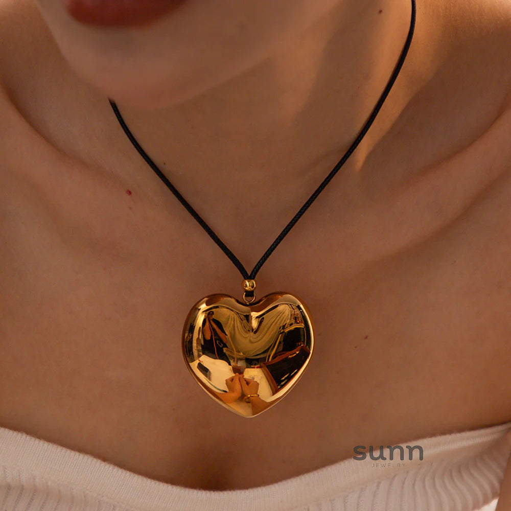 Aurianna Gold Heart Necklace