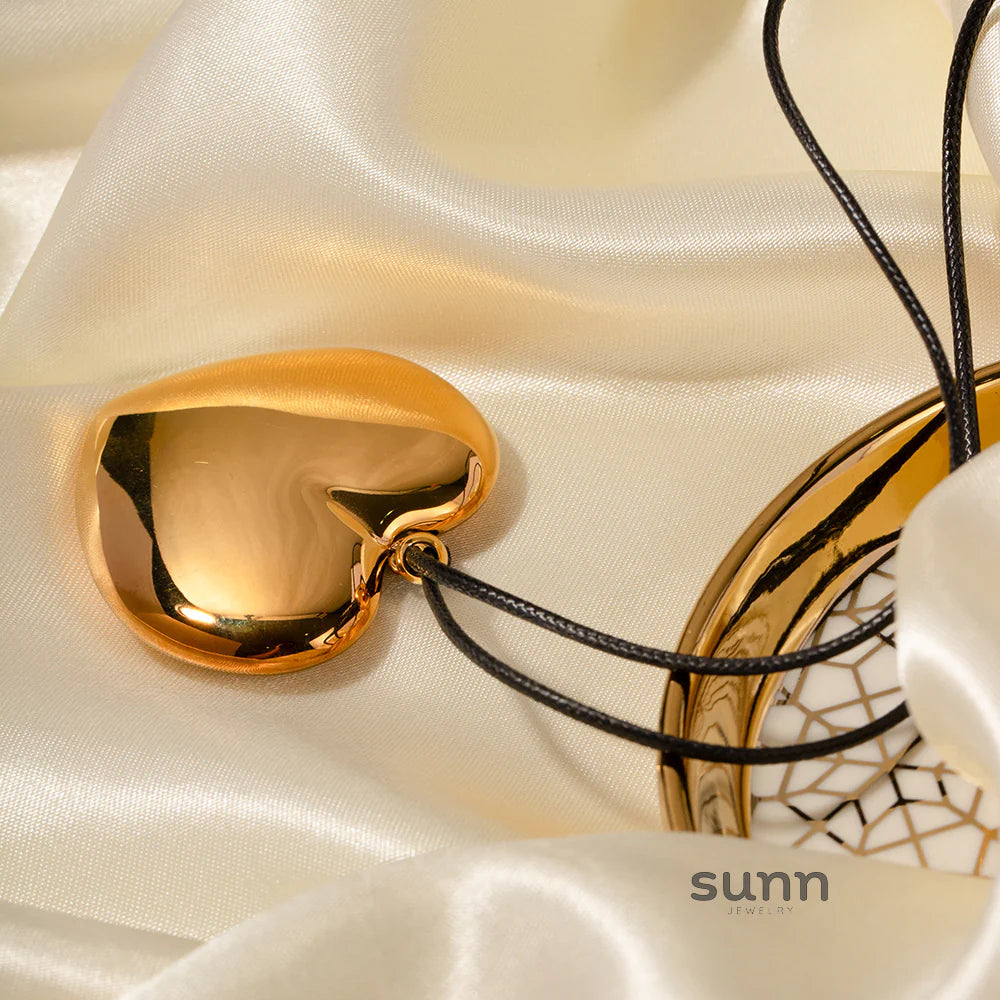 Aurianna Gold Heart Necklace