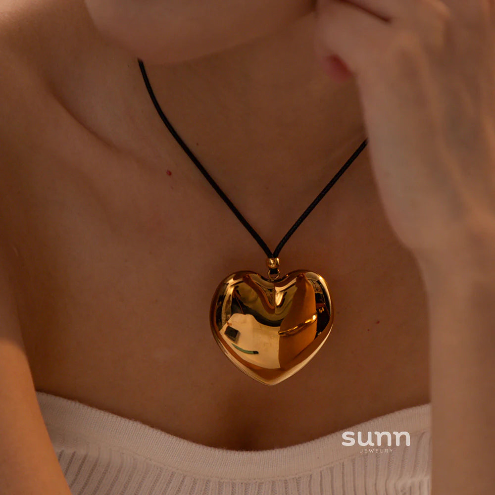 Aurianna Gold Heart Necklace