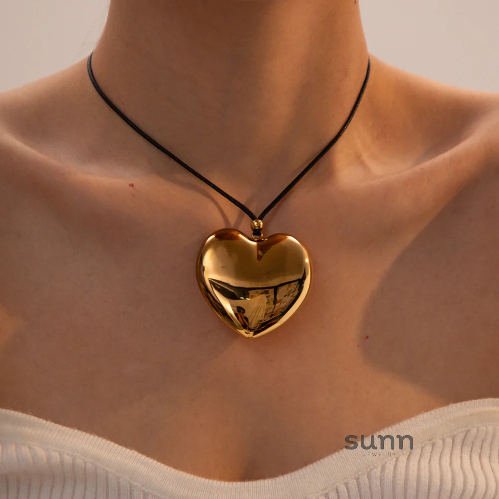 Aurianna Gold Heart Necklace