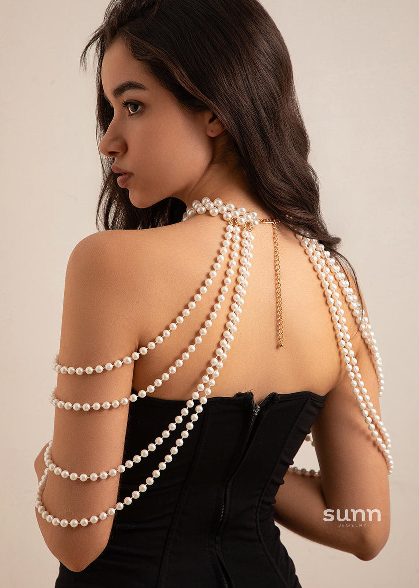 Aurianna Pearl Tassel Shoulder Chain [SGTTX50C]
