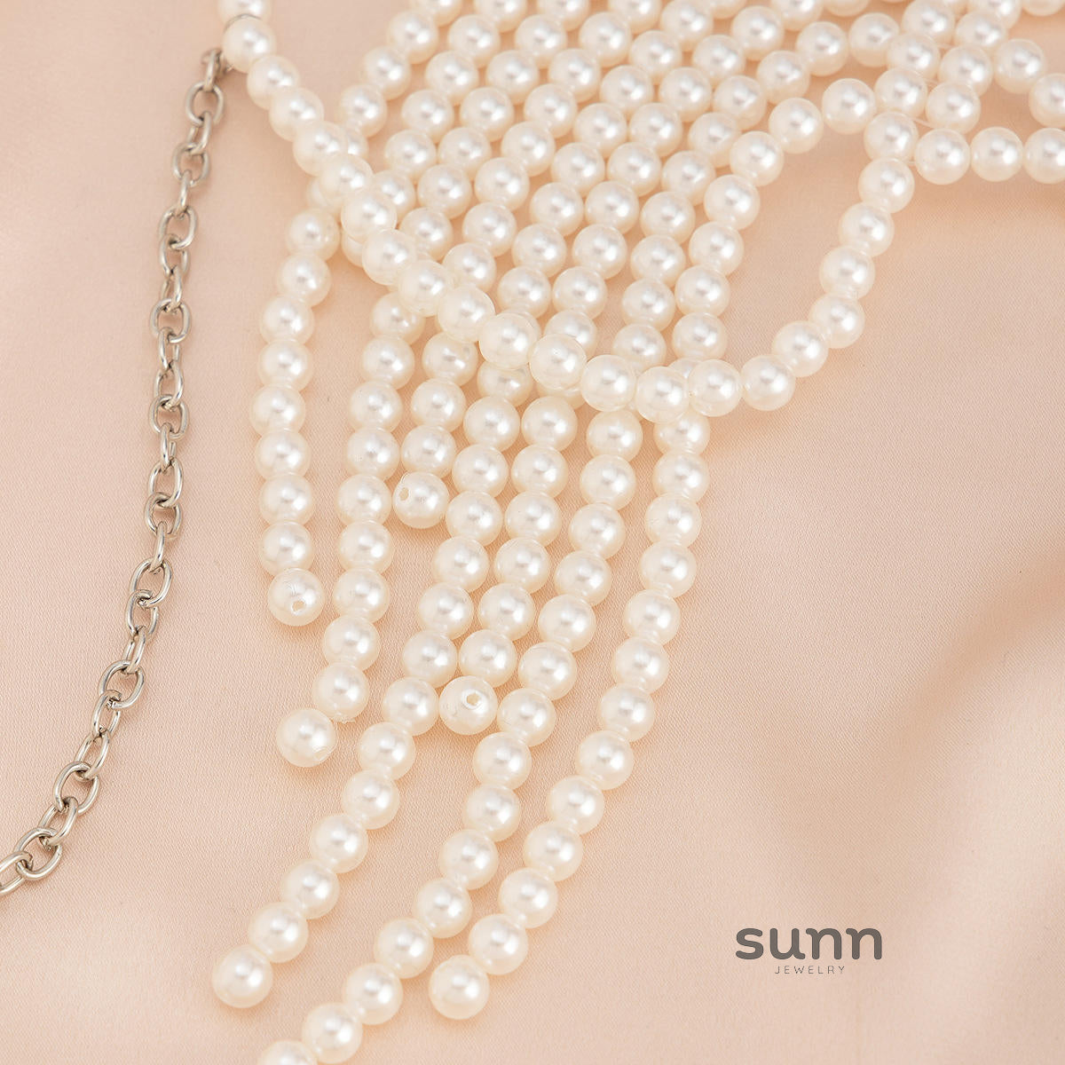 Aurianna Pearl Tassel Shoulder Chain [6MIPABYO]