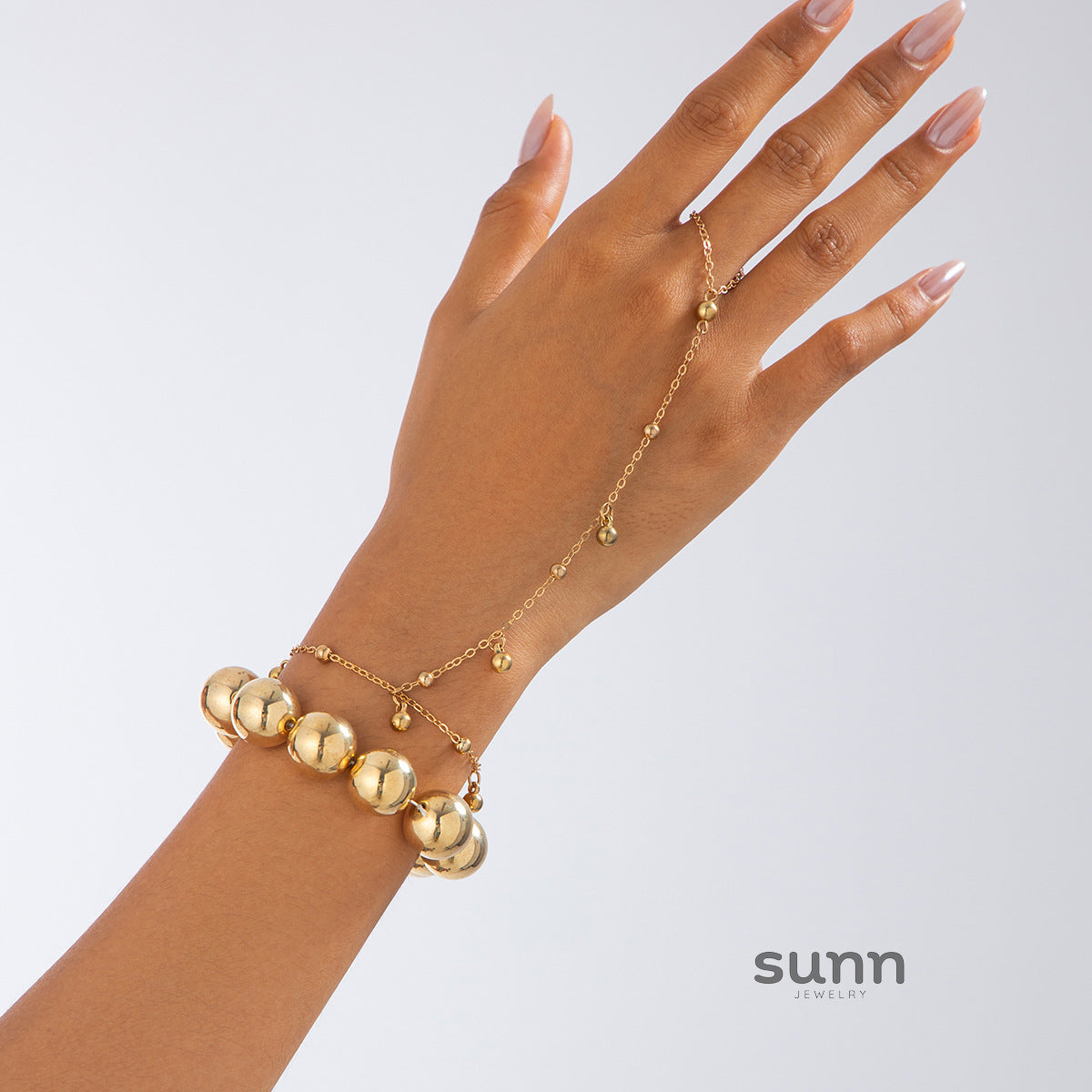 Aurie Geometric Hand Chain [5BVCW8Y8]