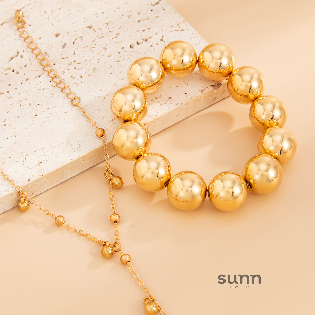 Aurie Geometric Hand Chain [PES8B6EJ]
