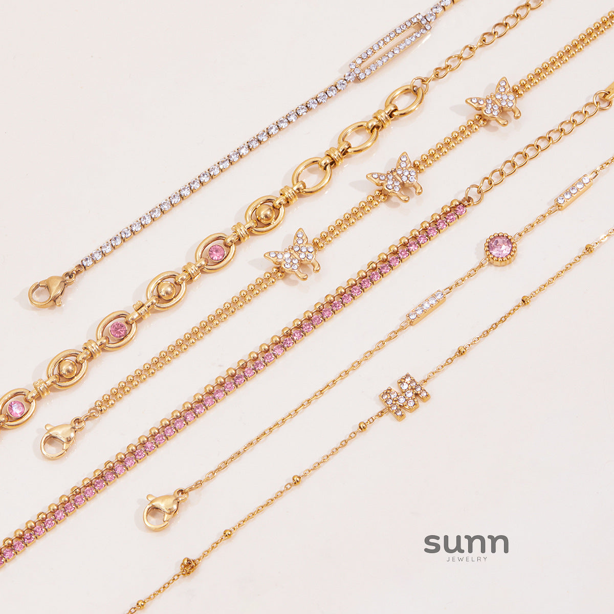 Auriel Delicate Layering Bracelets [9R6VQ8IZ]