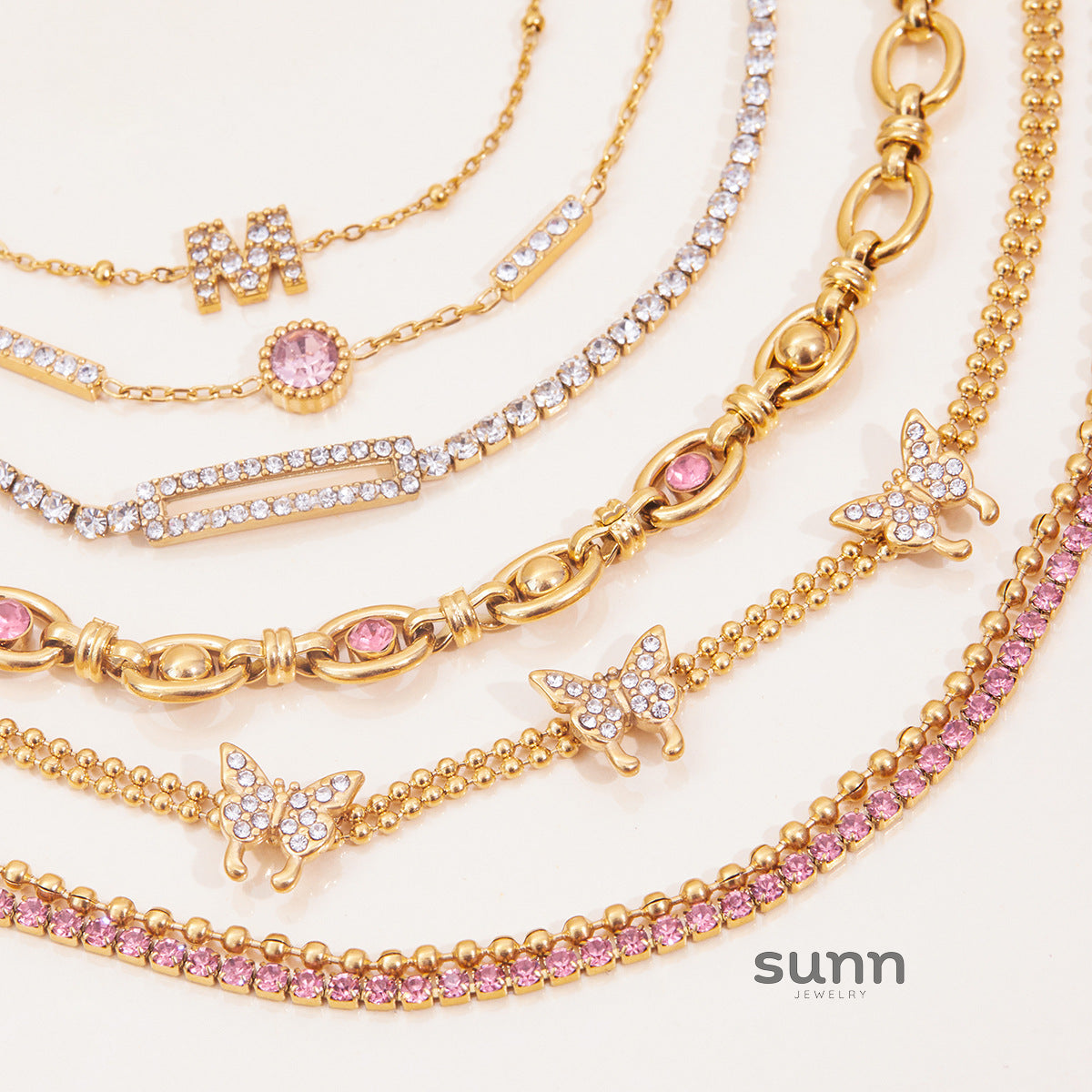 Auriel Delicate Layering Bracelets [HLZ3REAW]