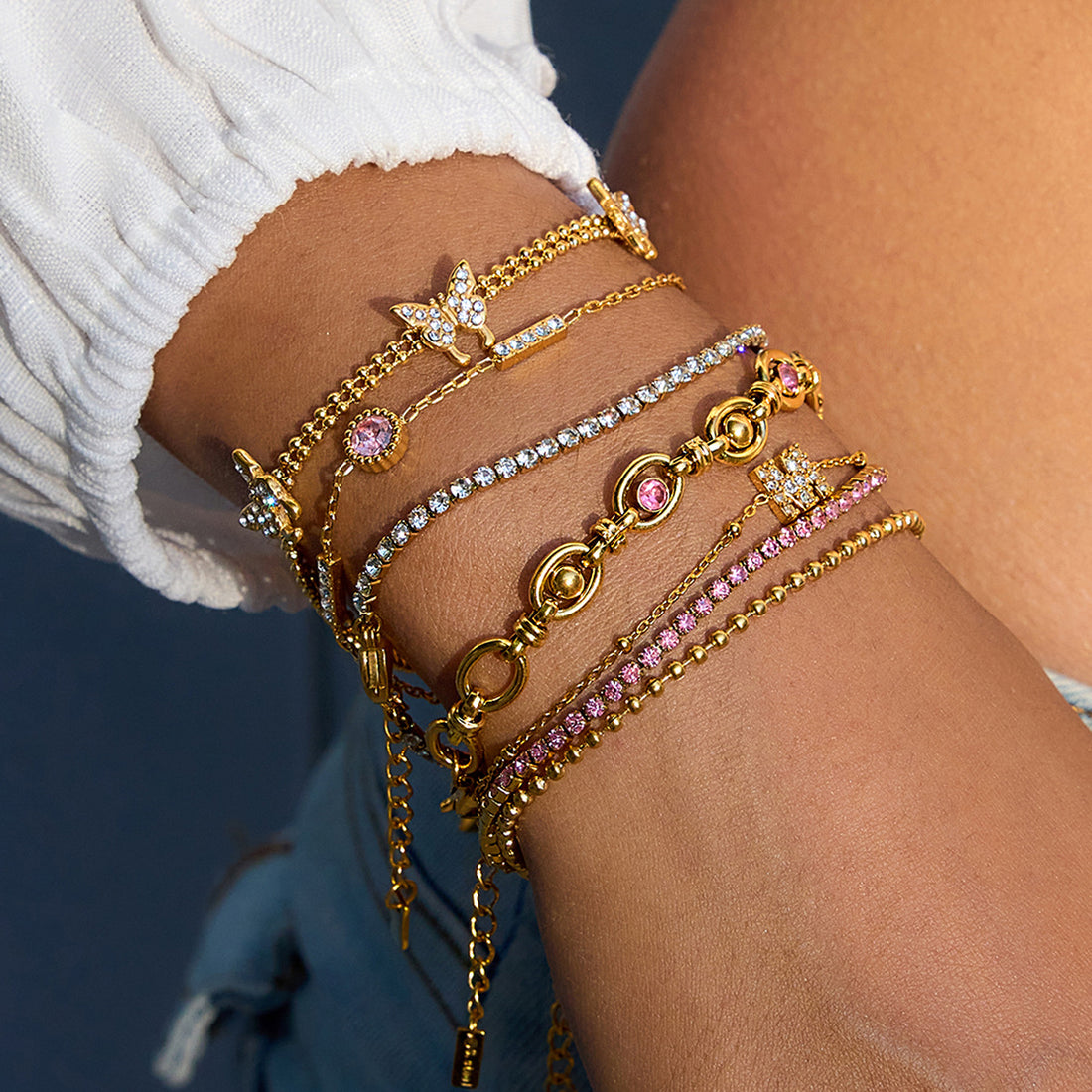 Auriel Delicate Layering Bracelets [UEDB5ZN4]