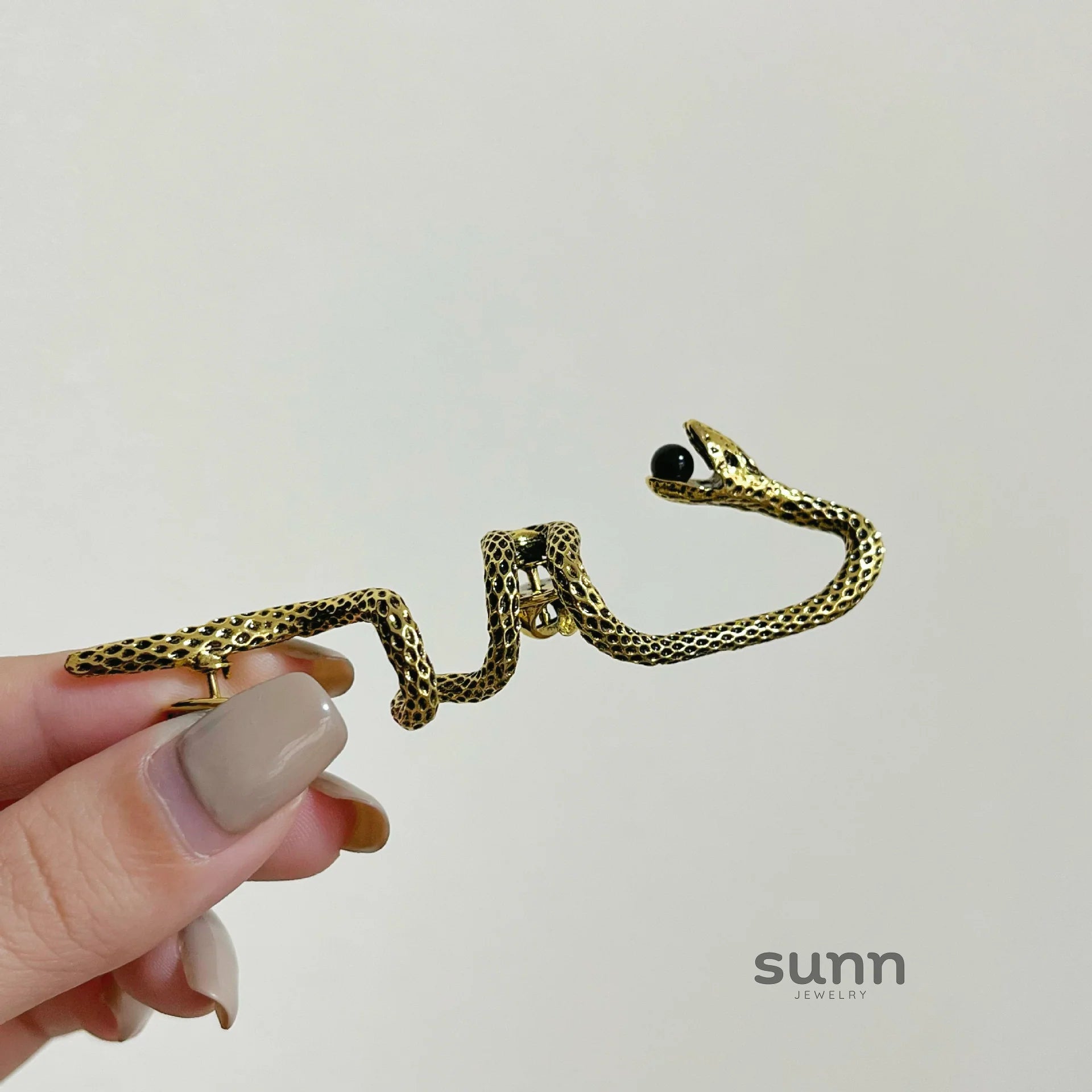 Auriel Serpentine Brooch