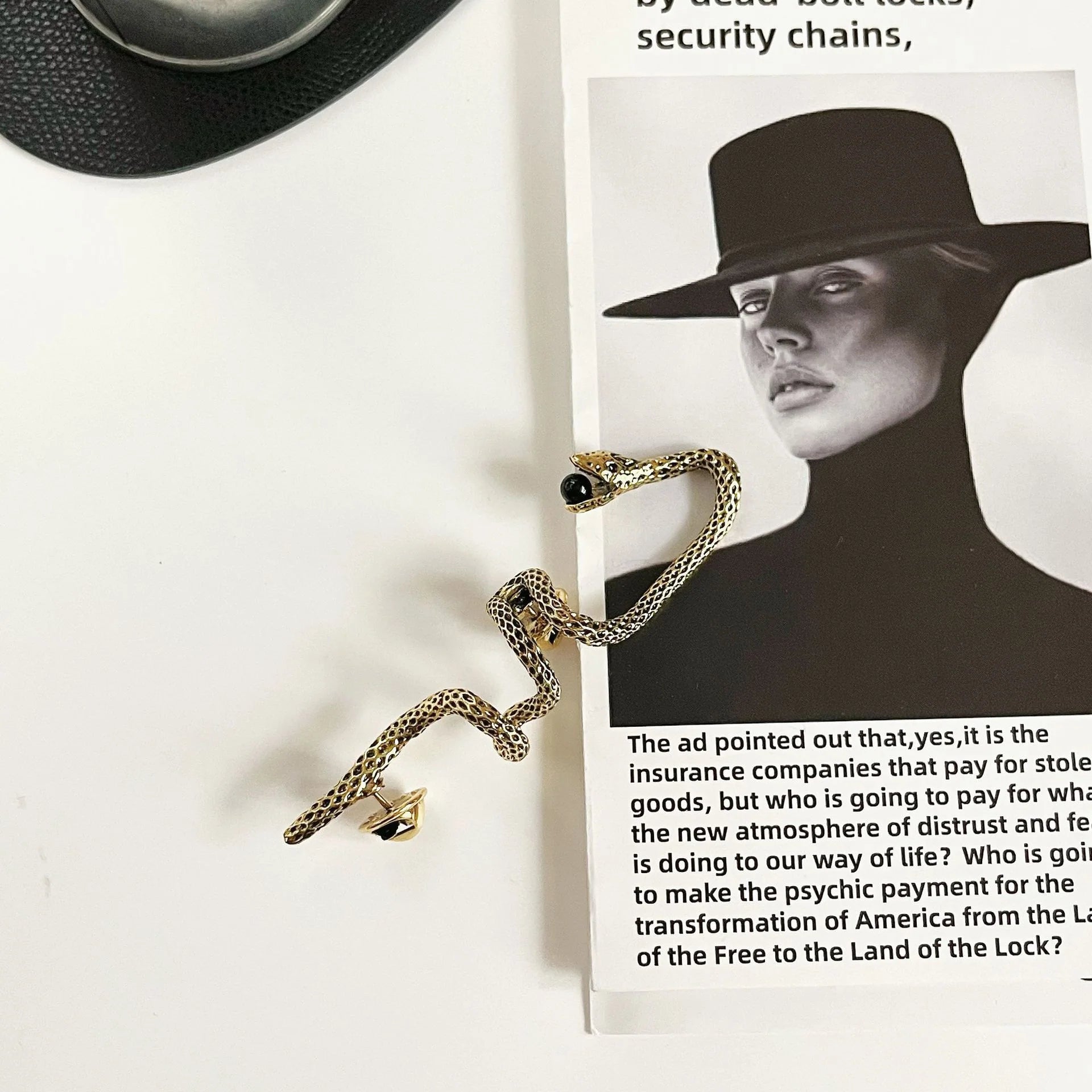 Auriel Serpentine Brooch