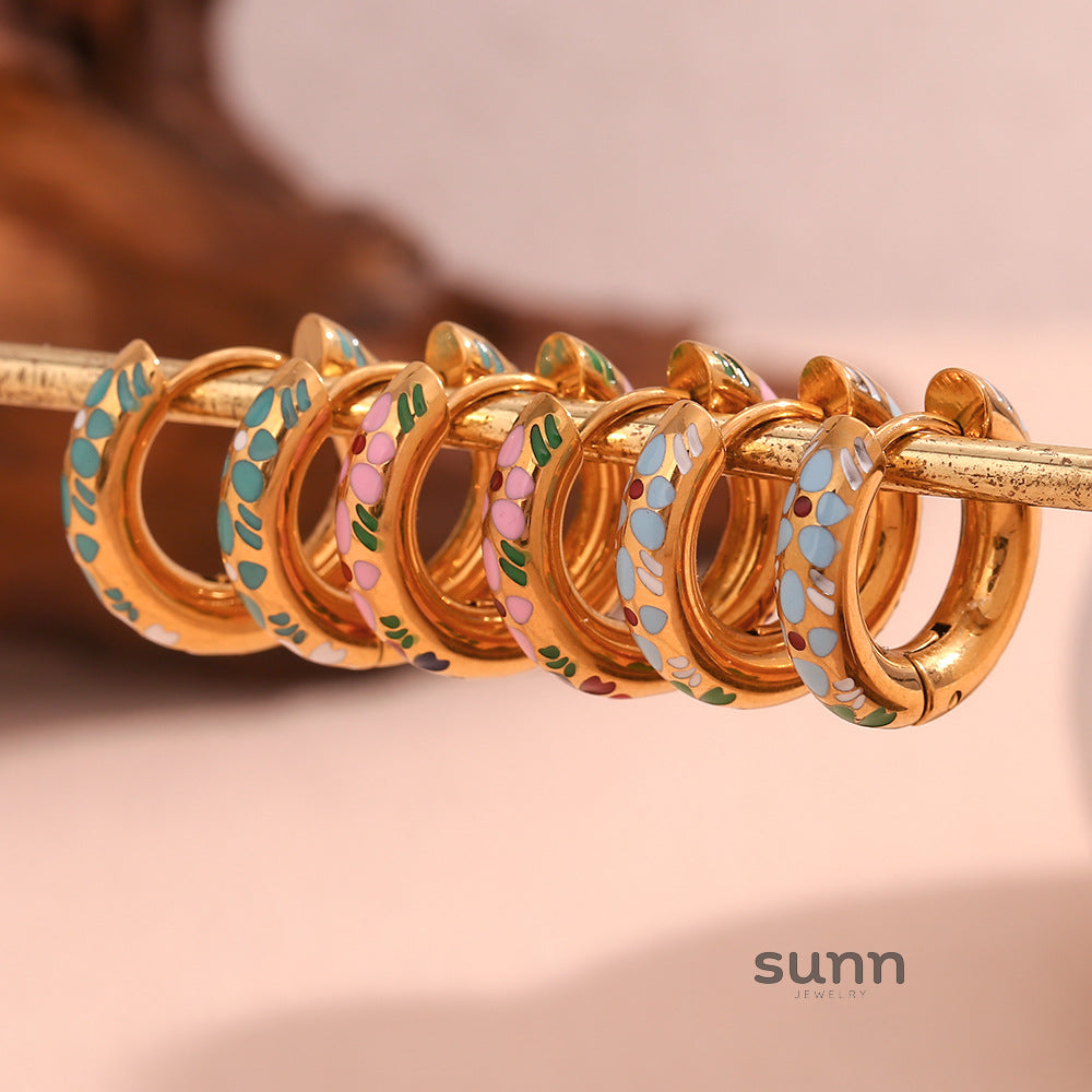 Aurora Gilded Leaf Earrings [GWVS4J2J]