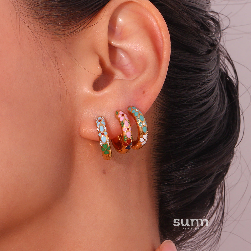 Aurora Gilded Leaf Earrings [7H7UCKLL]