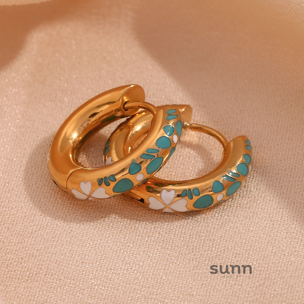 Aurora Gilded Leaf Earrings [SHY7CX8I]