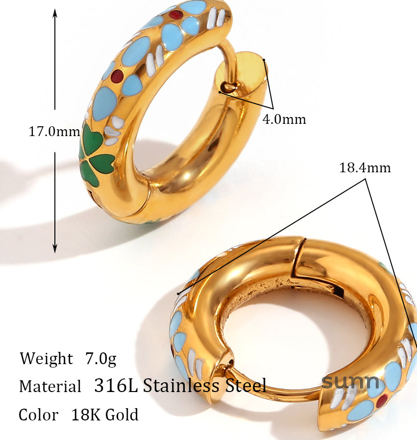 Aurora Gilded Leaf Earrings [BCPFHQZX]
