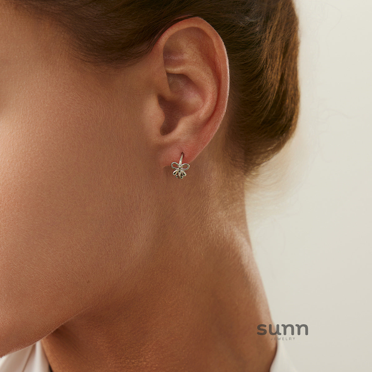 Aurorah Delicate Bow Ear Cuff Set [AIB991HR]