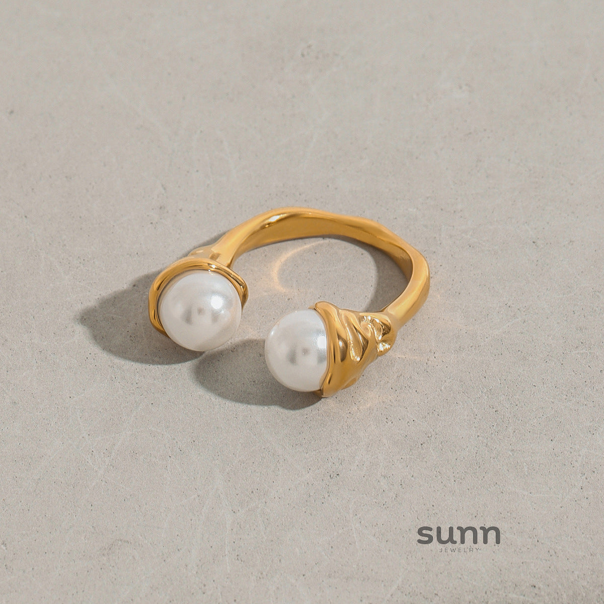 Austin Beaded Cross Ring [4833G5RW]