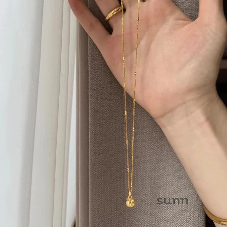 Austin Gold Persimmon Pendant Necklace