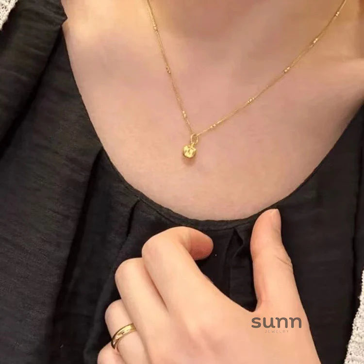 Austin Gold Persimmon Pendant Necklace