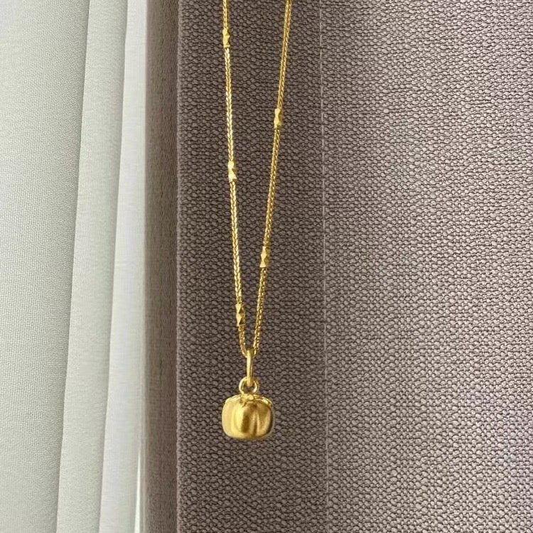 Austin Gold Persimmon Pendant Necklace