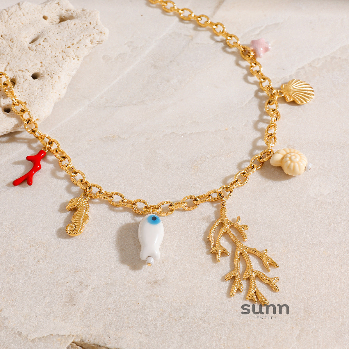 Avalee Dainty Geometric Necklace [S1LIBJ9P]