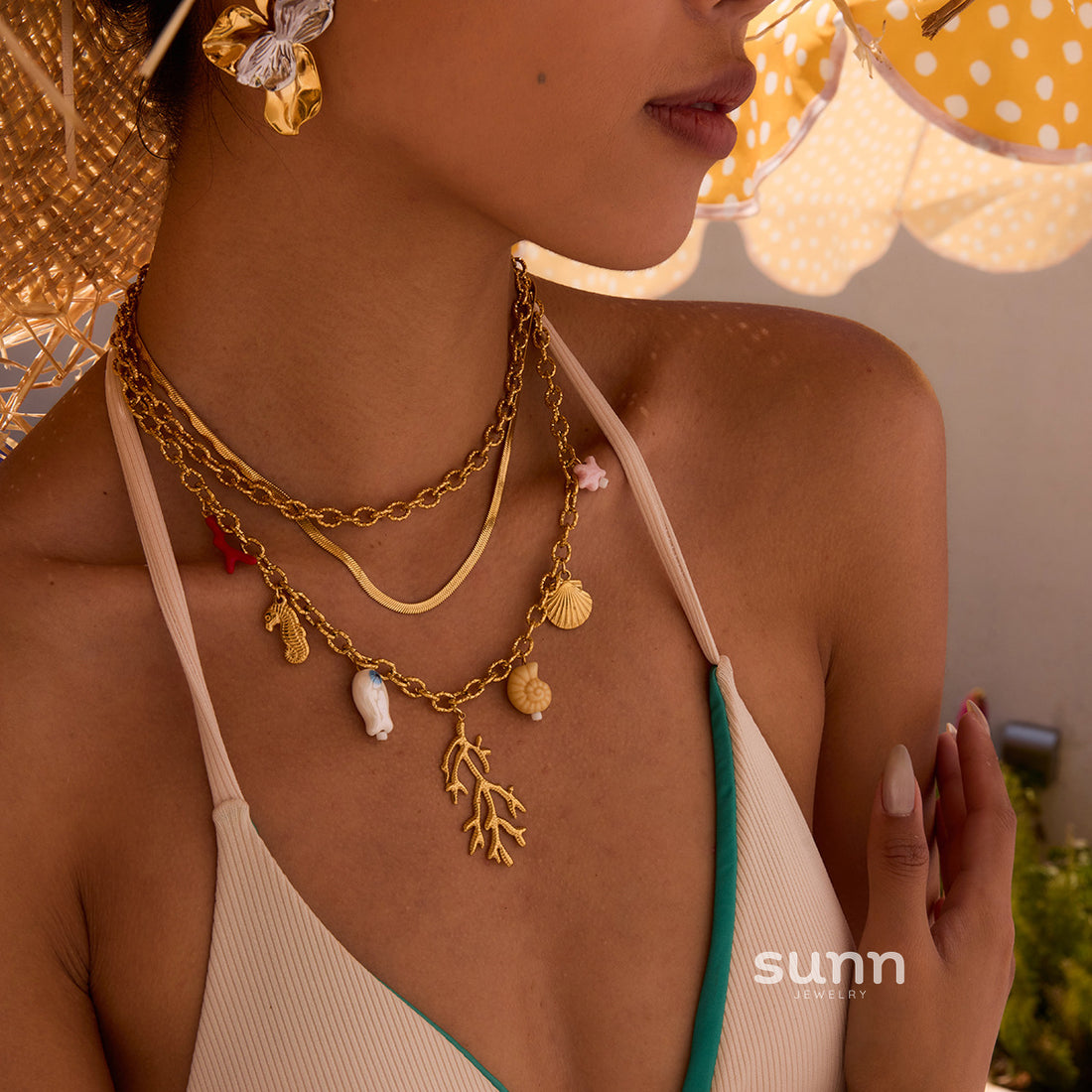 Avalee Dainty Geometric Necklace [O31A1FW0]