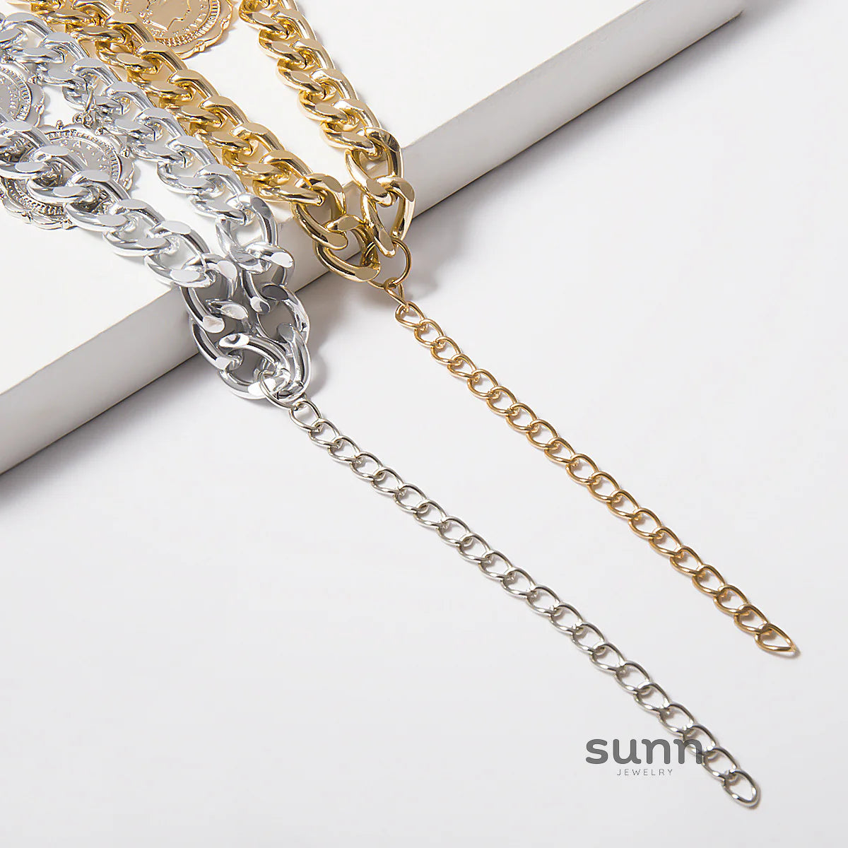 Avalee Embossed Medallion Necklace