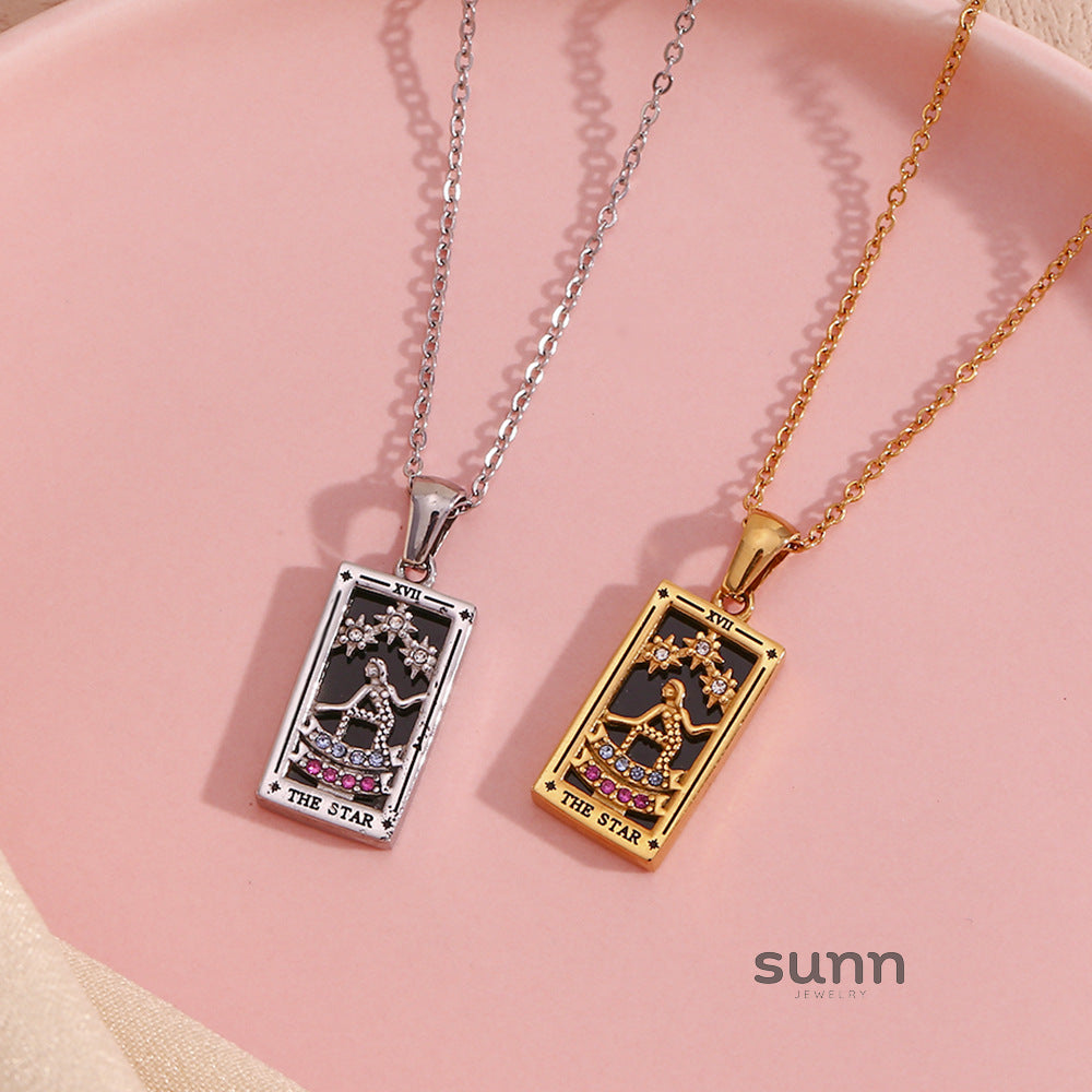 Avalyn Tarot Pendant Necklace [TI2F4142]