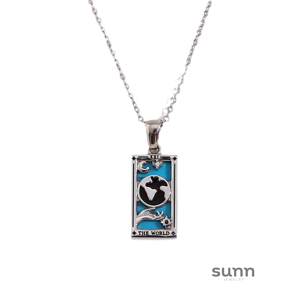 Avalyn Tarot Pendant Necklace [ELE5TIK0]