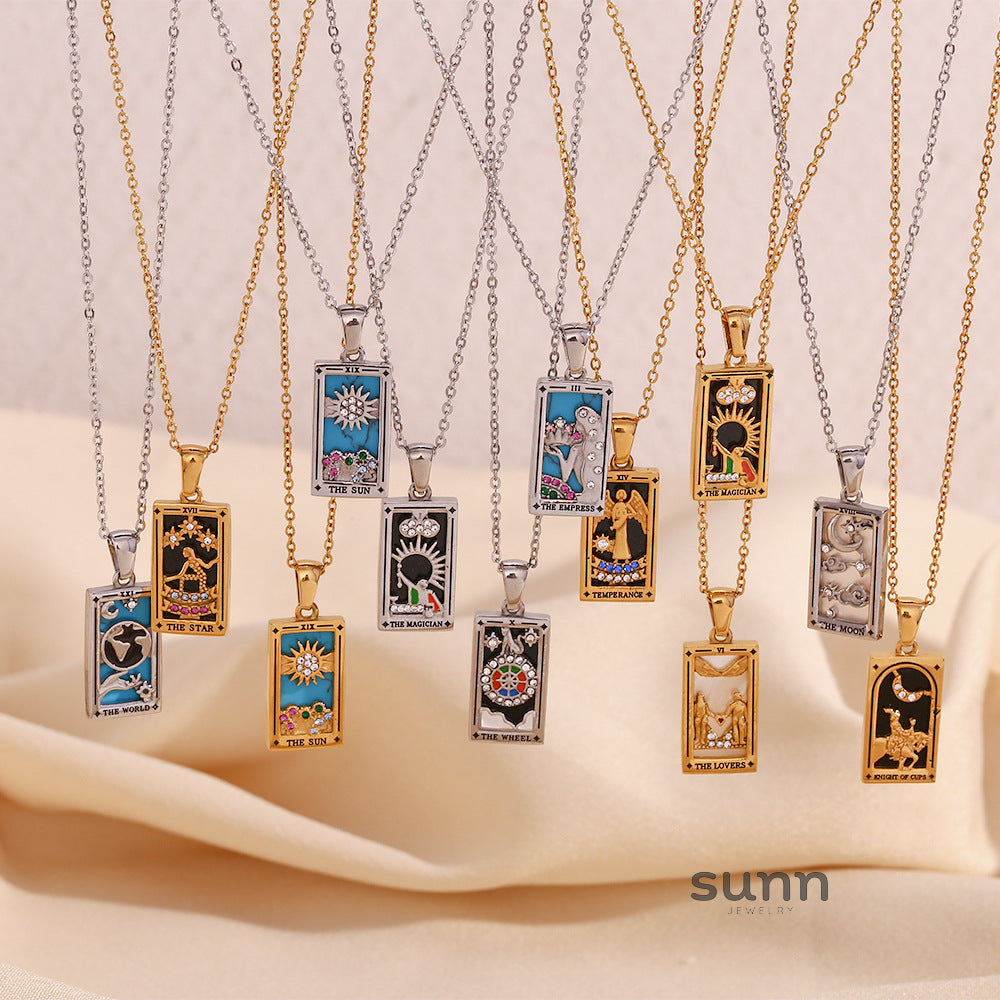 Avalyn Tarot Pendant Necklace [SNI399X5]