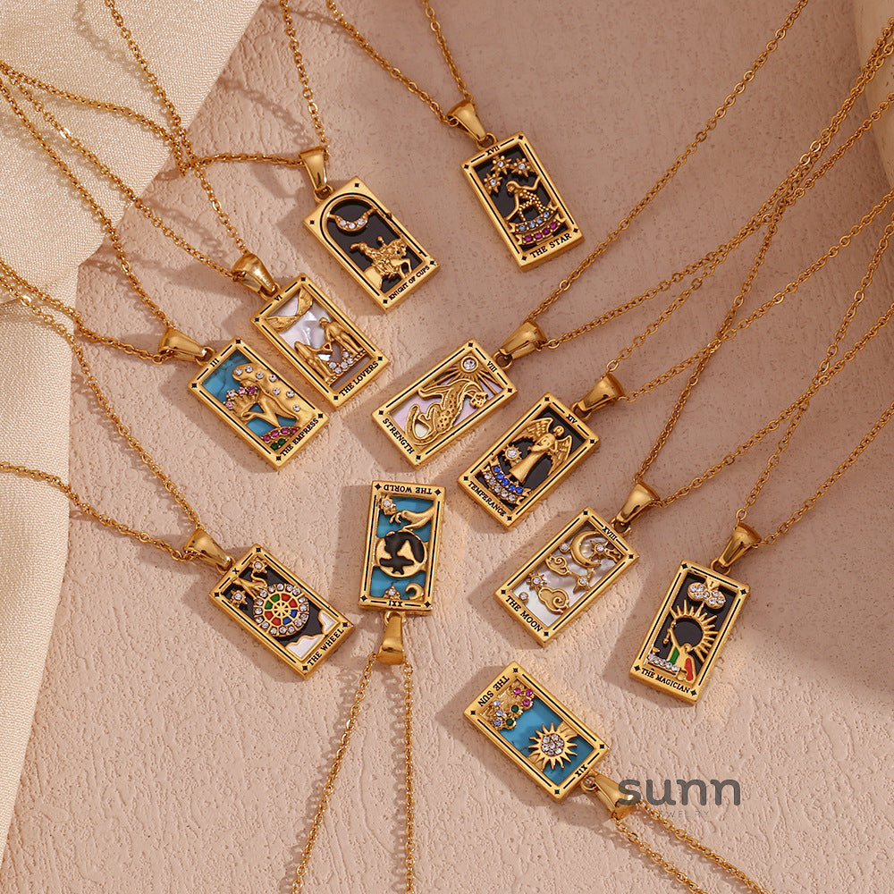 Avalyn Tarot Pendant Necklace [YMV1OVQD]
