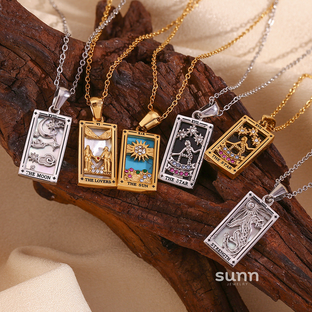 Avalyn Tarot Pendant Necklace [C3UIS3QU]