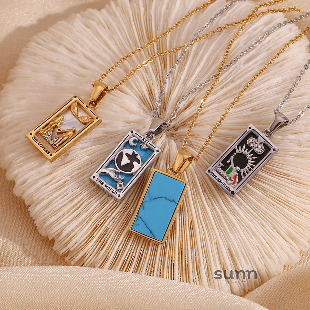 Avalyn Tarot Pendant Necklace [2Y0IYRL2]