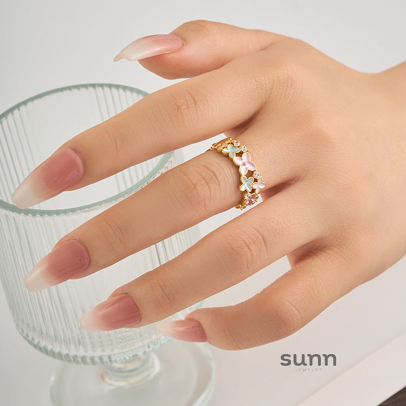 Avarie Petal Drip Ring [V84FKUZX]