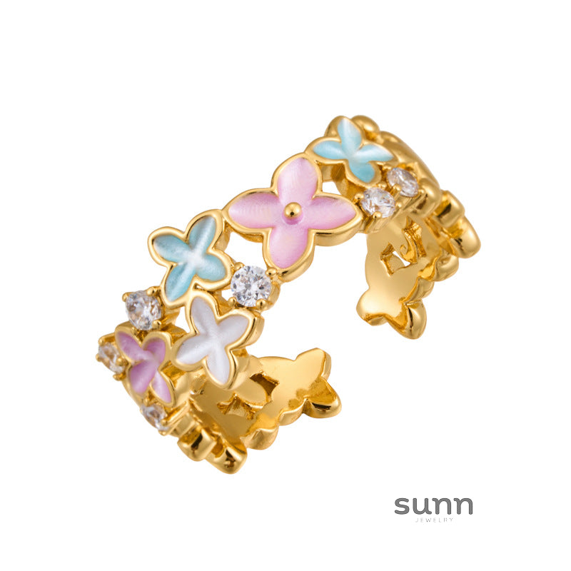Avarie Petal Drip Ring [WLXJFPZN]