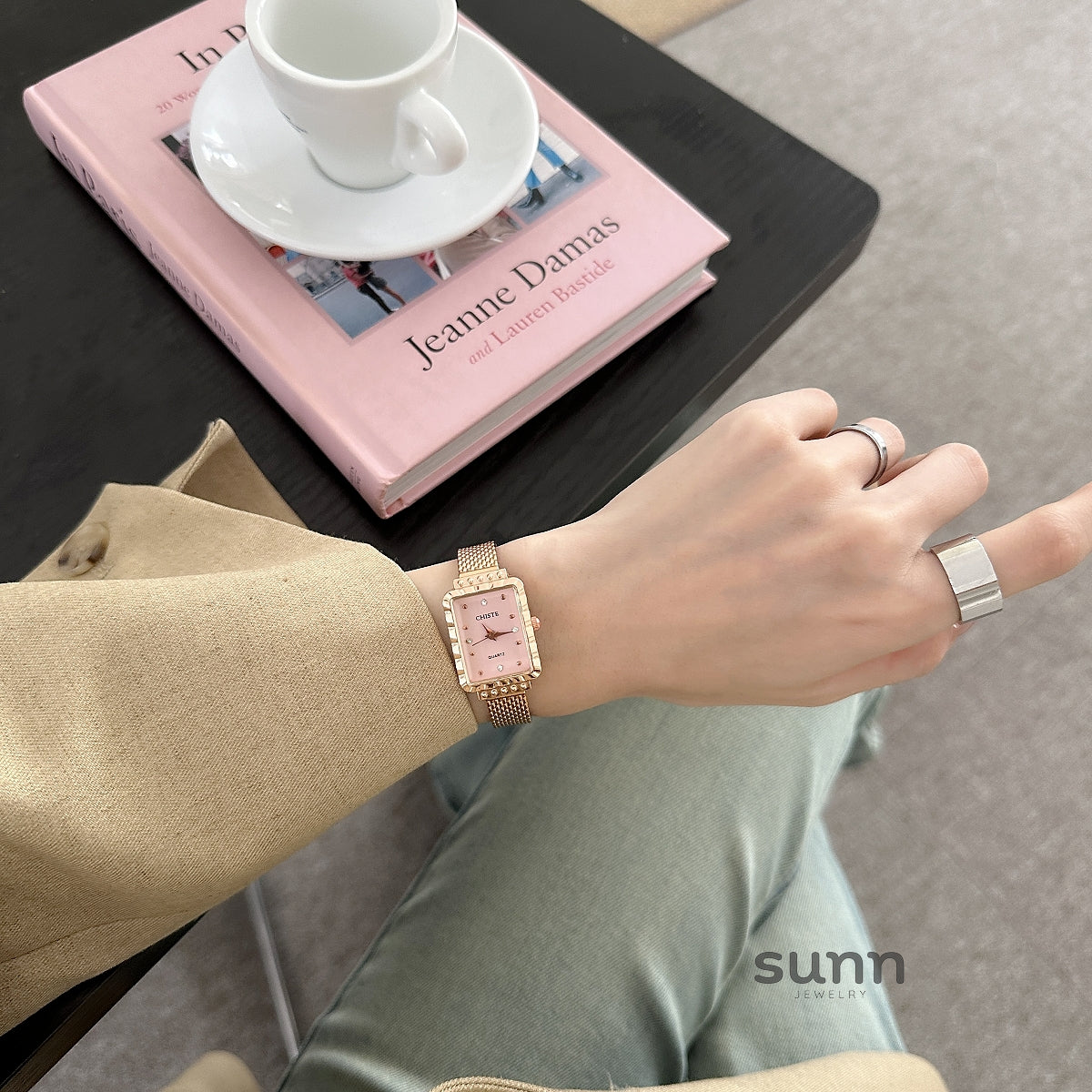 Avarose Elegant Rectangular Watch [SAAPR3N9]