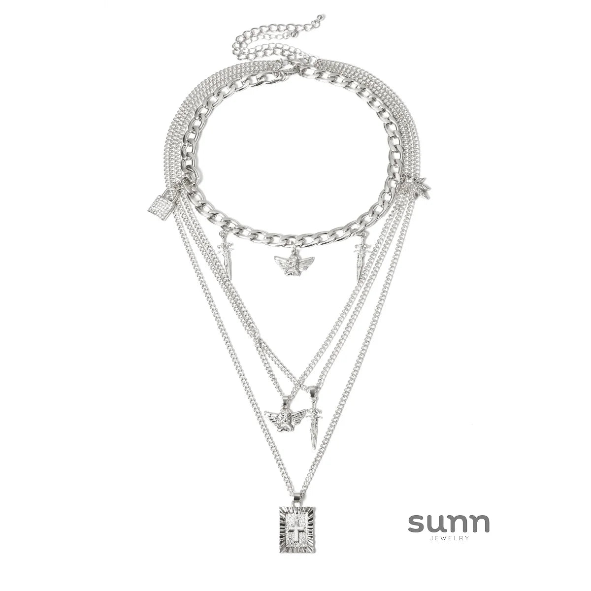 Avary Layered Pendant Necklace