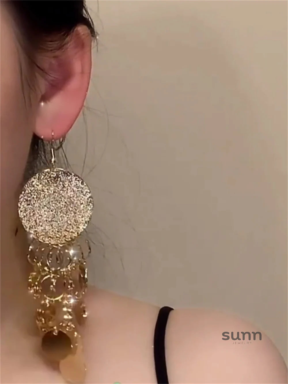Avary Long Tassel Earrings