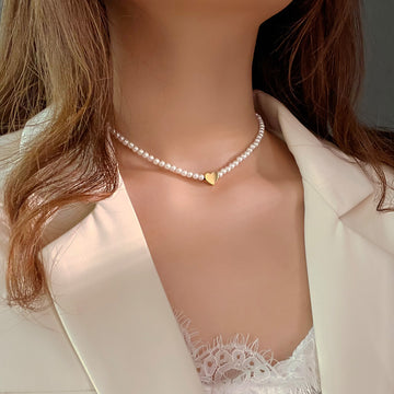 Avayah Pearl Heart Necklace [37W9Q676]