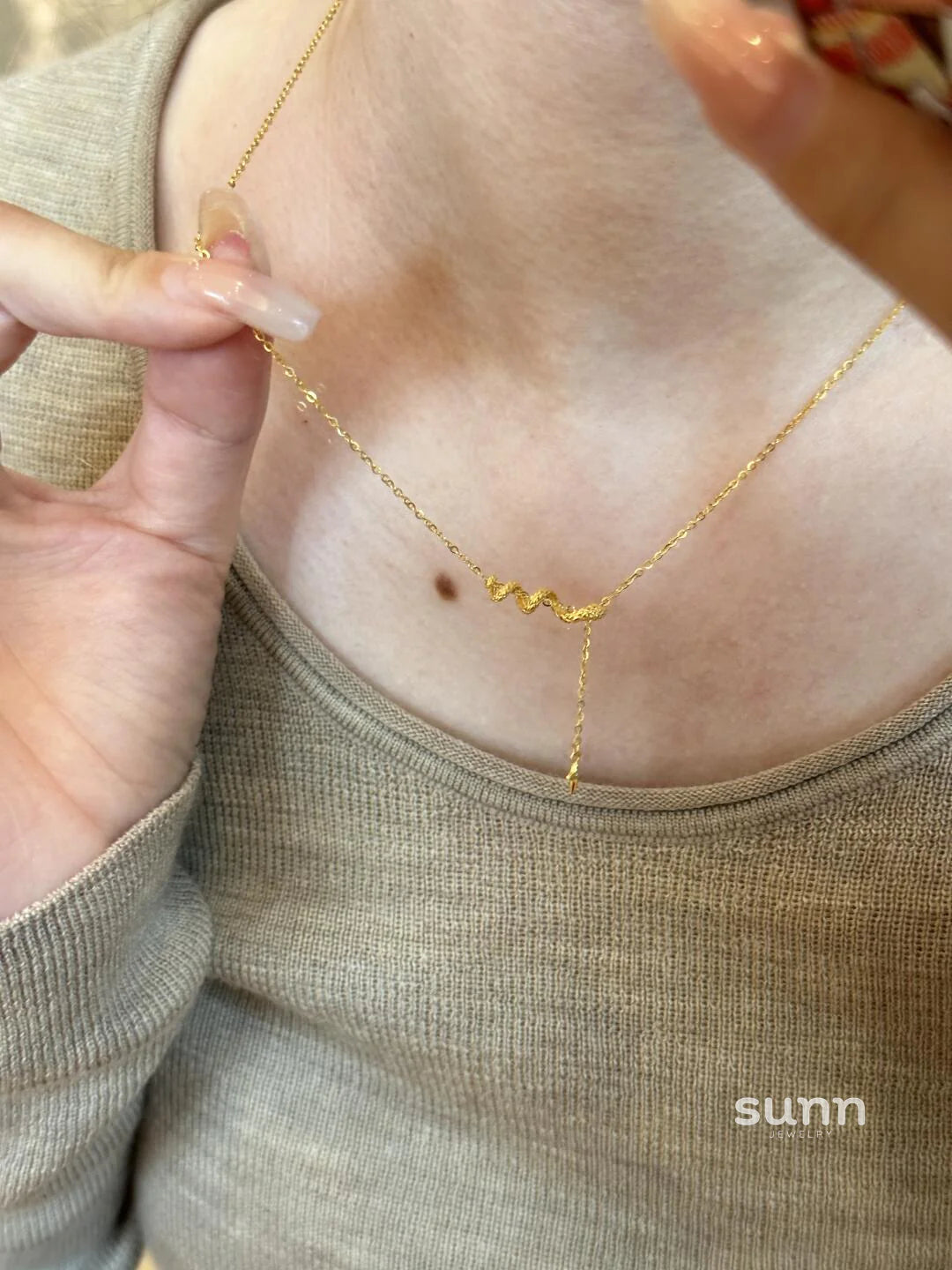 Aveah Celestial Serpent Pendant