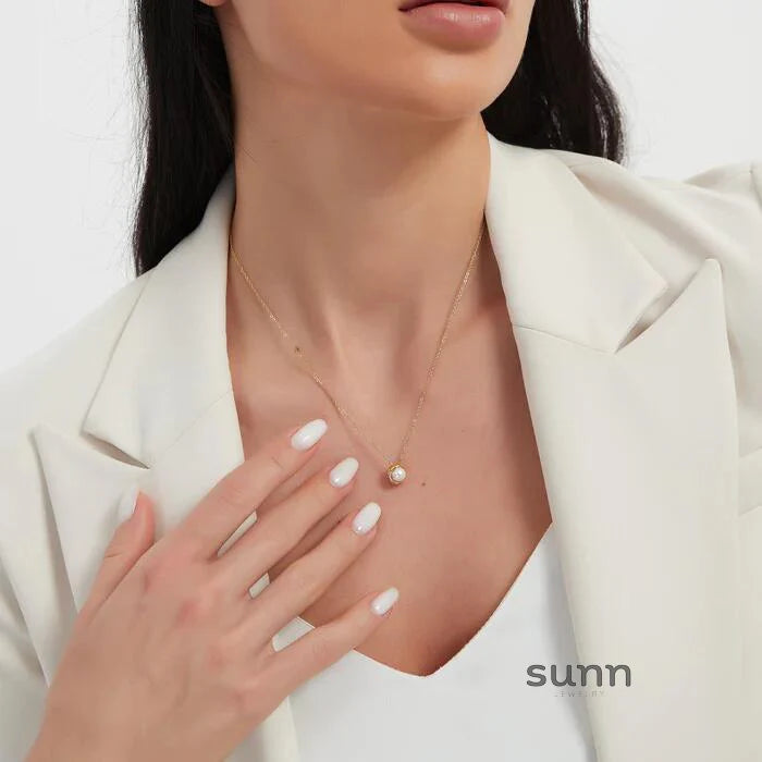 Avelina Layered Pearl Necklace