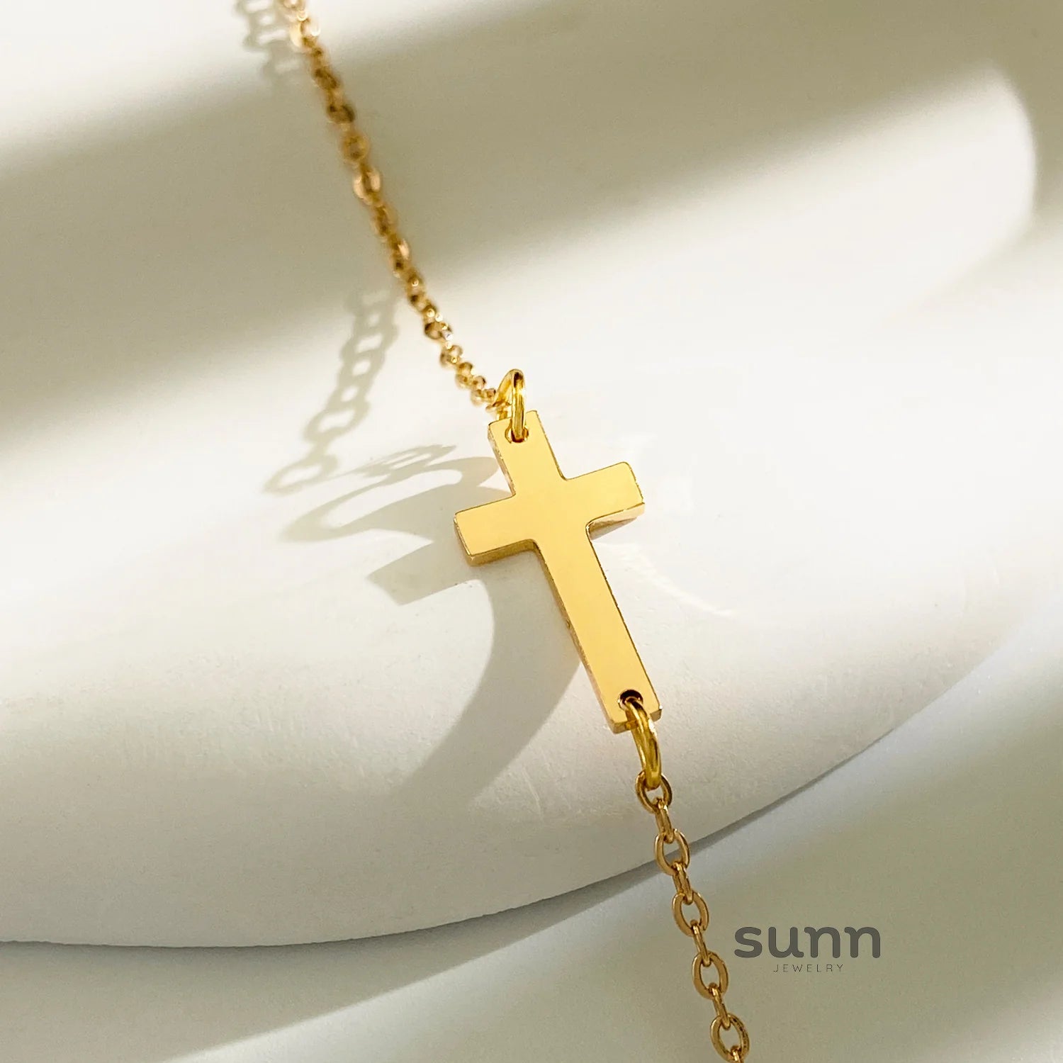 Avelyn Layered Cross Necklace