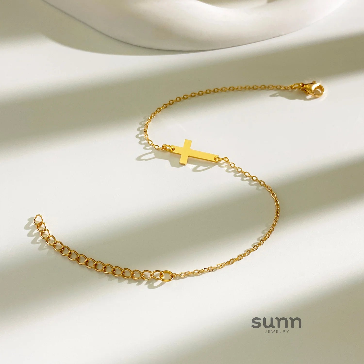 Avelyn Layered Cross Necklace