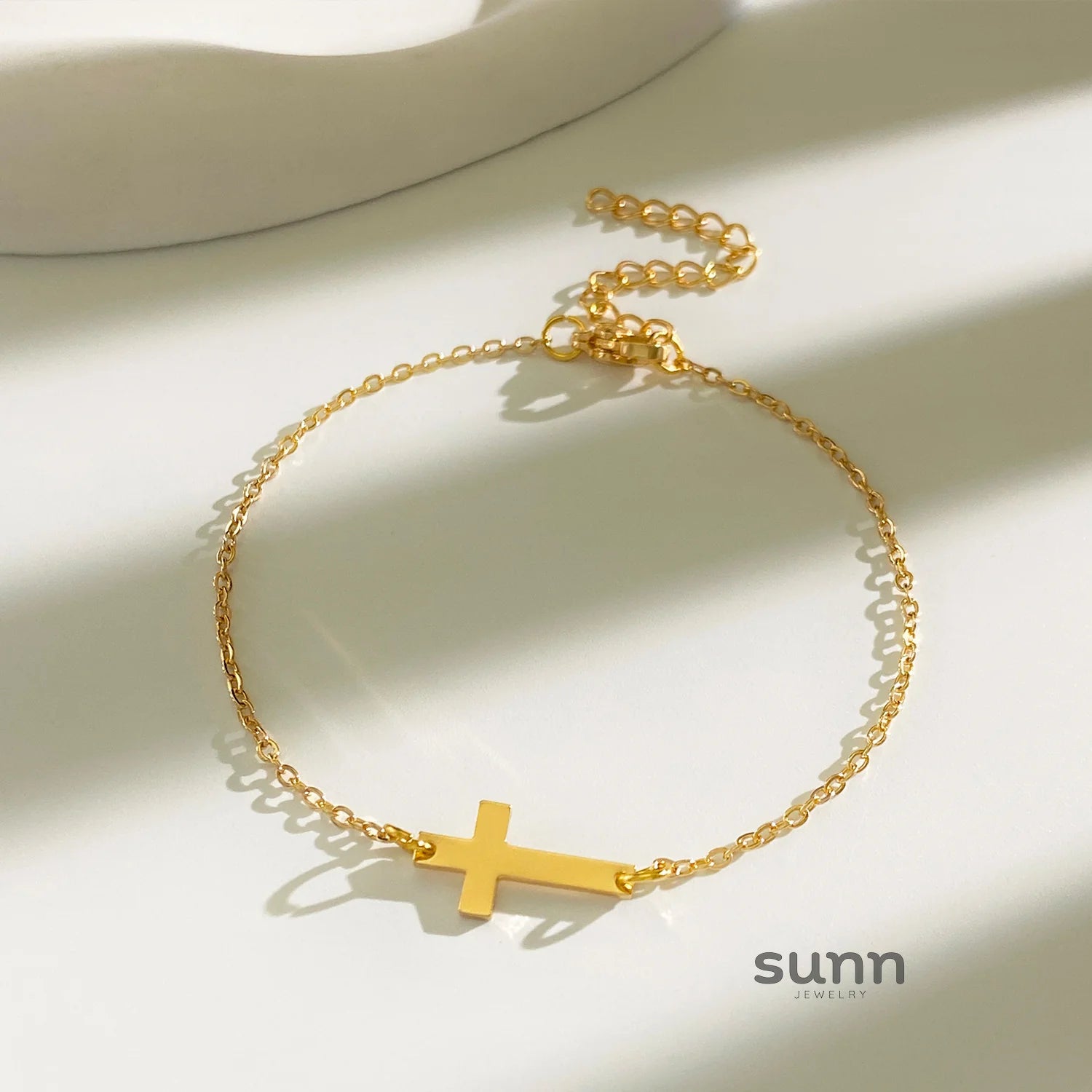 Avelyn Layered Cross Necklace