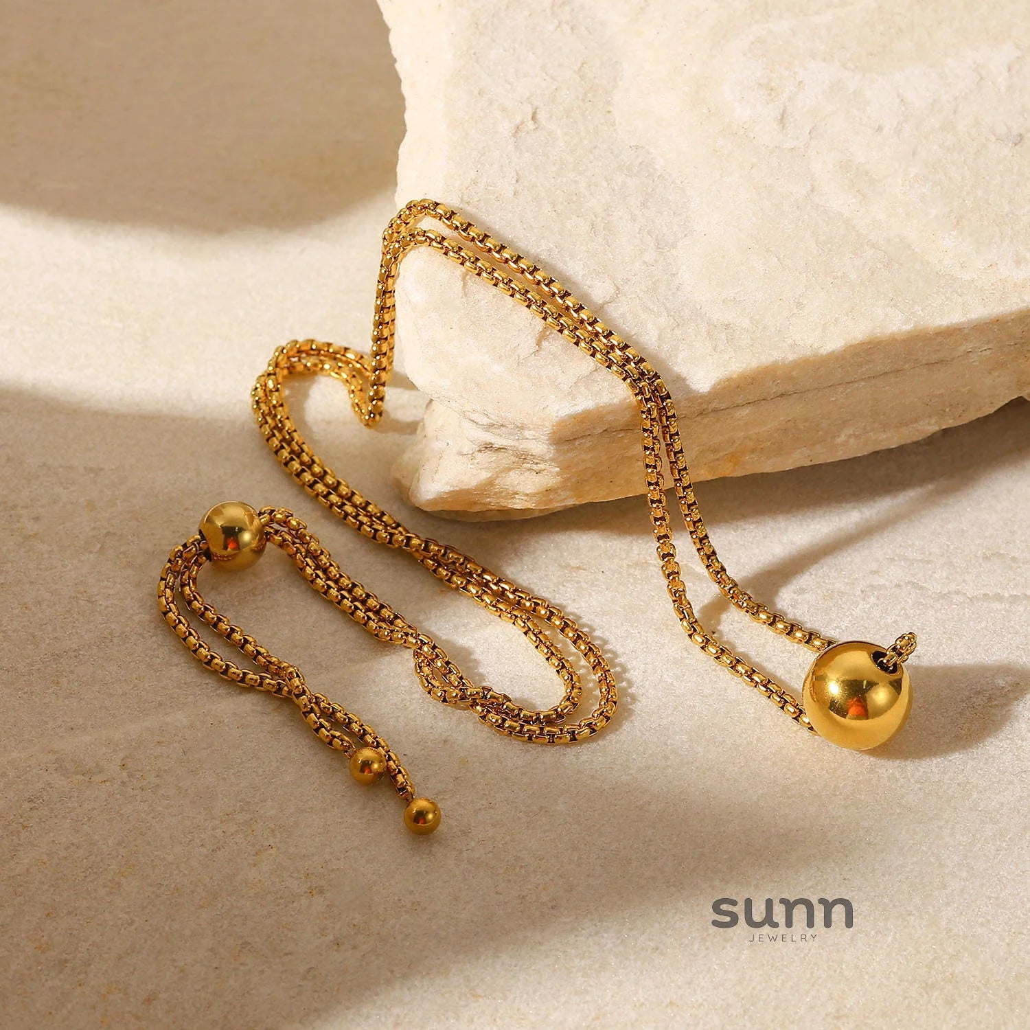 Avery Minimalist Orb Necklace