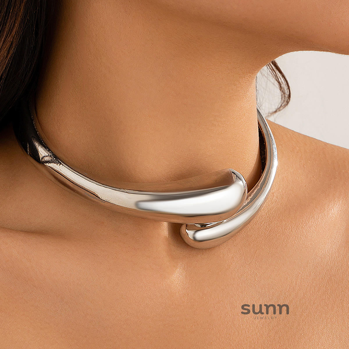 Aviah Geometric Choker Set [630RM3C1]
