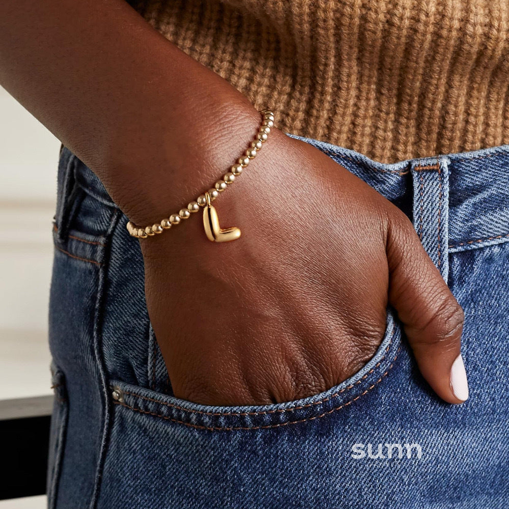 Aviana Dainty Letter Bracelet [H90RBJ5T]
