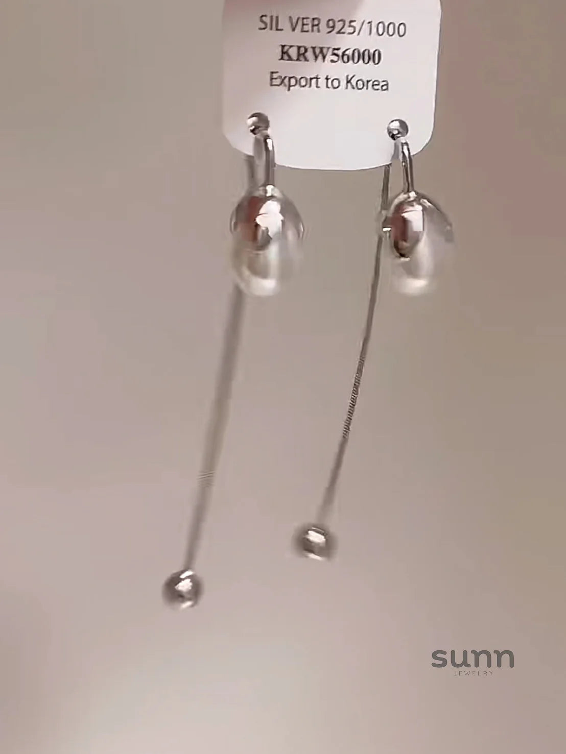 Avika Pearl Linear Drop Earrings